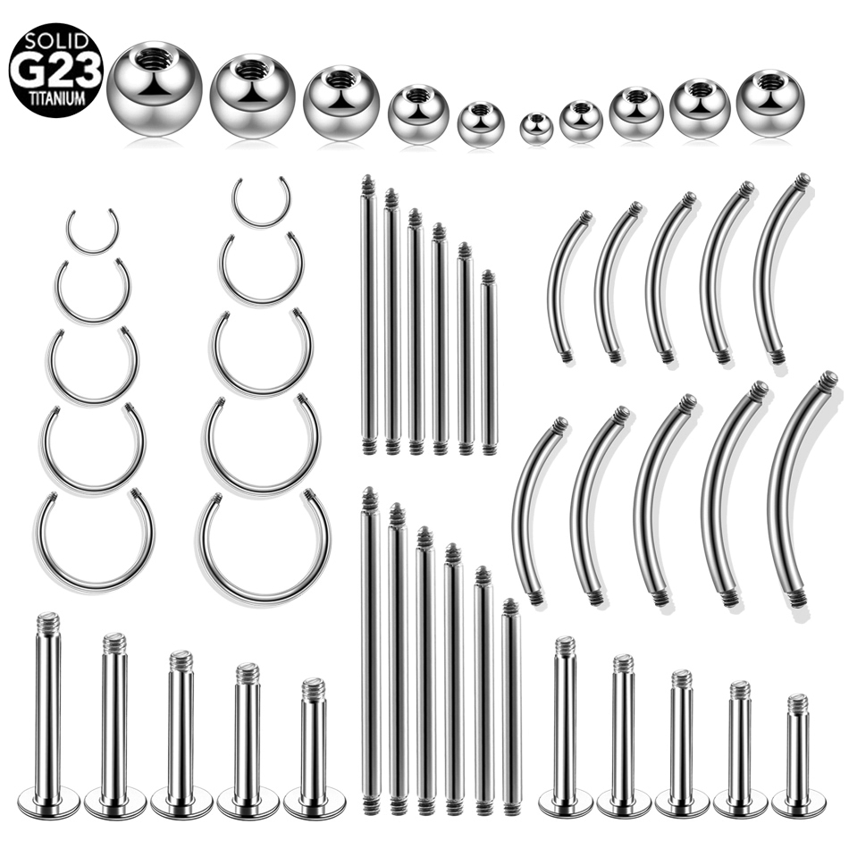 Body Jewelry Replacement Ball - 10 buah/lot Aksesori pengganti barbel benang
