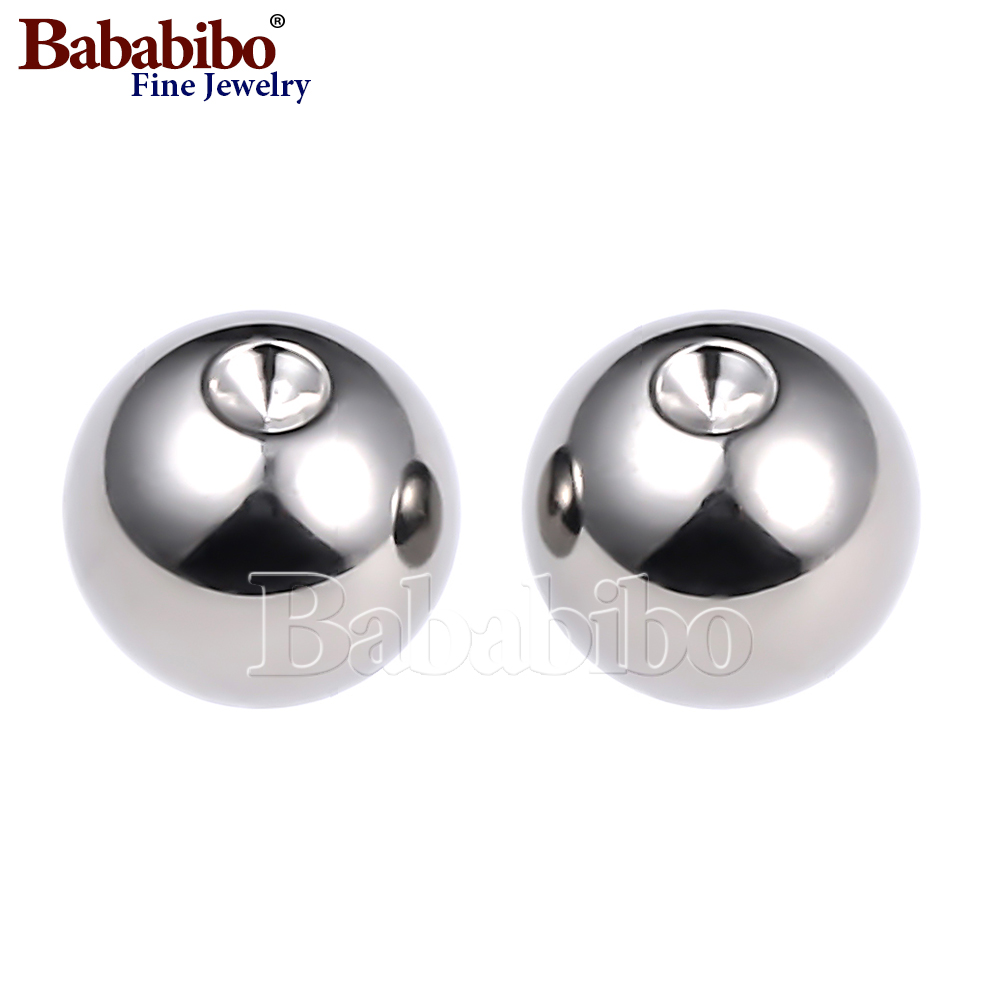 Body Jewelry Replacement Ball - 10 Buah ASTM F-136 Titanium Captive
