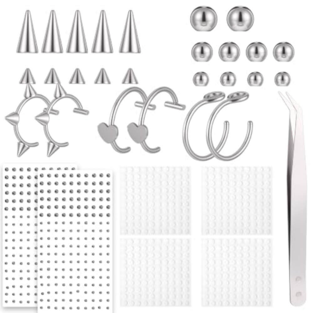 Body Jewelry Replacement Ball - Set Perhiasan Telinga Palsu, Perhiasan Bibir