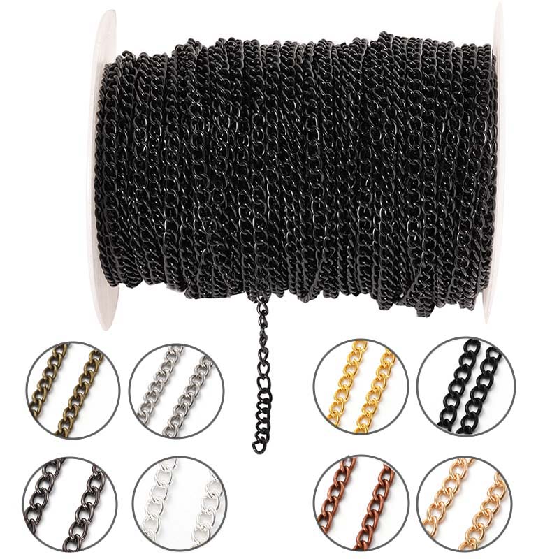 2Meter 2.5/3.5/4.5mm Rantai Lo - Body Jewelry Necklace ulasan dan harga