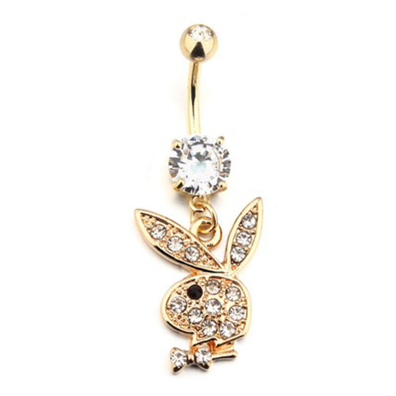 Cincin Tombol Perut Kelinci Lu - Body Jewelry Surgical Steel ulasan dan harga