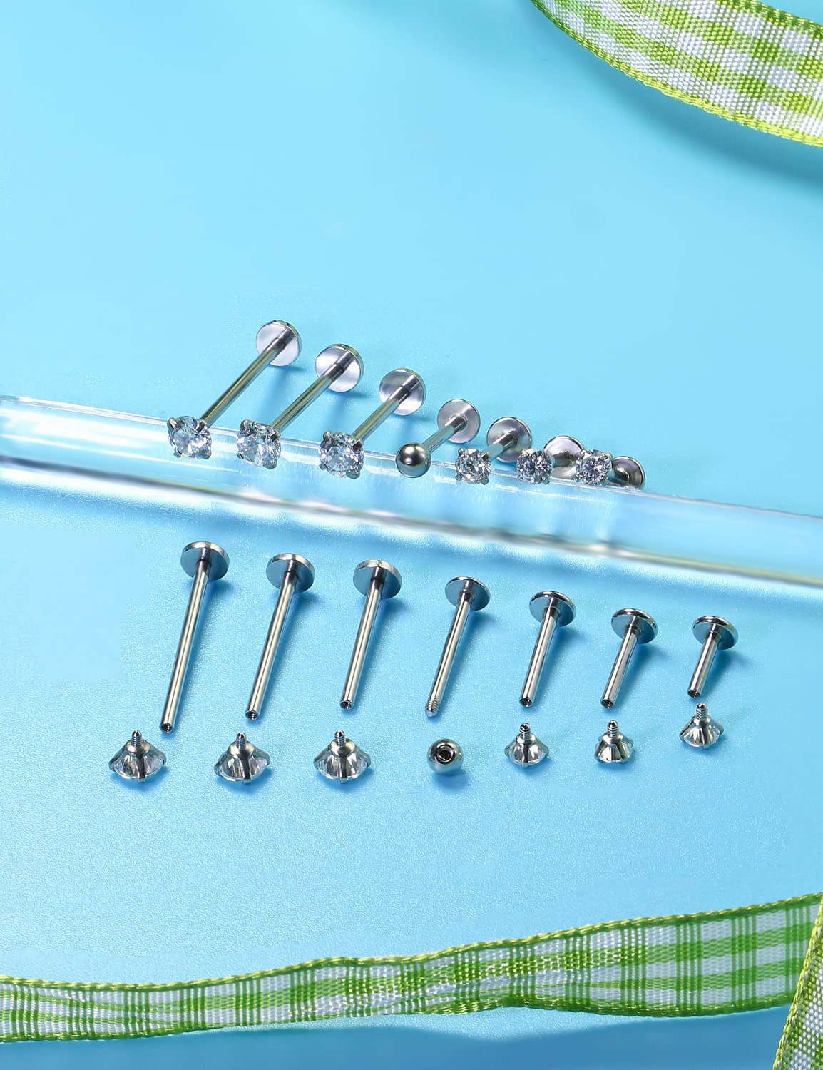 16G ukuran berbeda kancing bel - Body Jewelry Surgical Steel ulasan dan harga