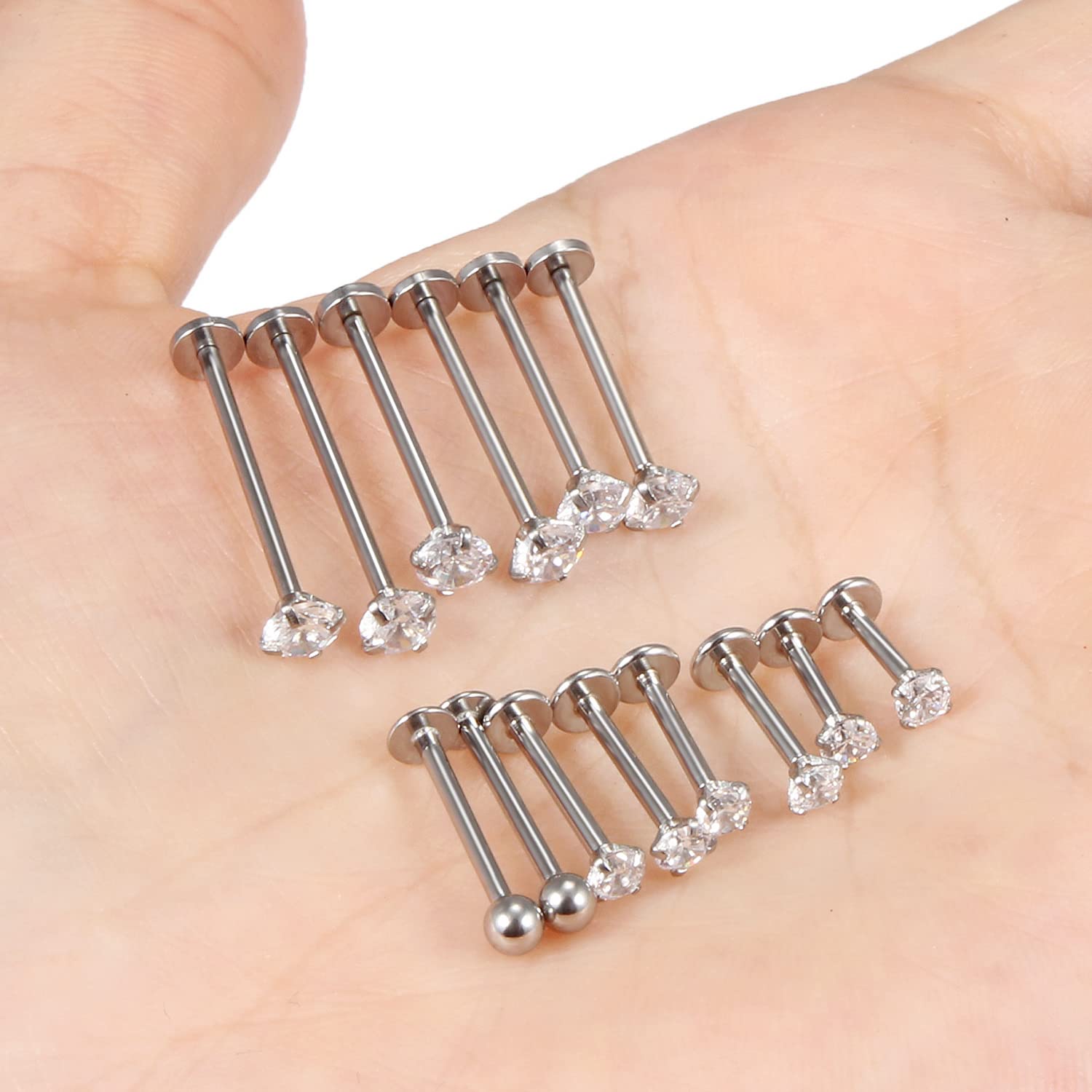 16G ukuran berbeda kancing bel - Body Jewelry Surgical Steel ulasan dan harga