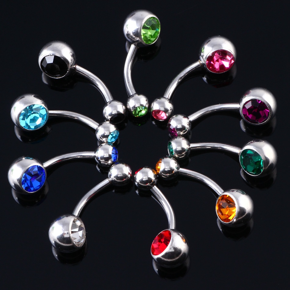 Banyak 1 Buah 316l Bedah Baja  - Body Jewelry Surgical Steel ulasan dan harga